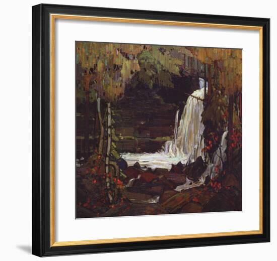 Woodland Waterfall-Tom Thomson-Framed Art Print