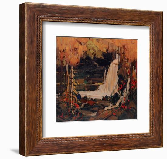 Woodland Waterfall-Tom Thomson-Framed Art Print