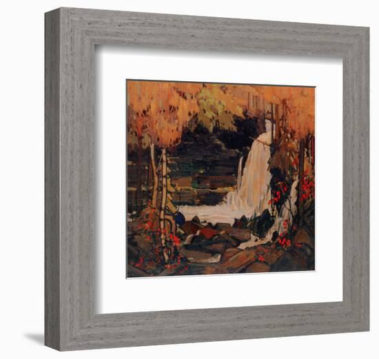 Woodland Waterfall-Tom Thomson-Framed Art Print