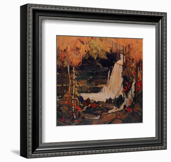 Woodland Waterfall-Tom Thomson-Framed Art Print