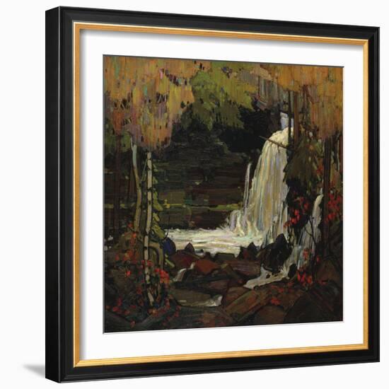 Woodland Waterfall-Tom Thomson-Framed Giclee Print