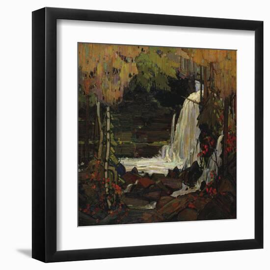 Woodland Waterfall-Tom Thomson-Framed Giclee Print