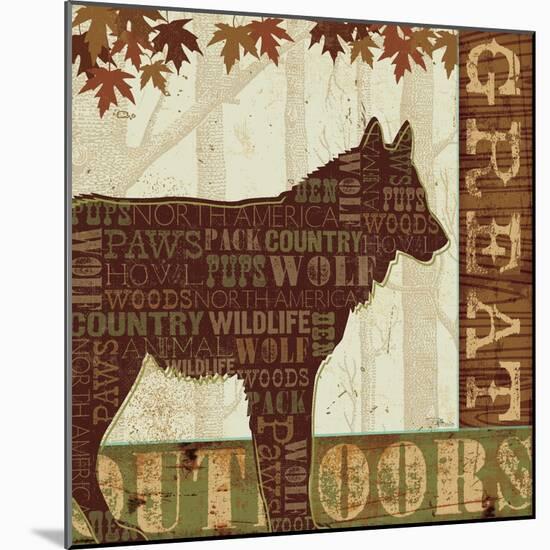 Woodland Words III-Jess Aiken-Mounted Art Print