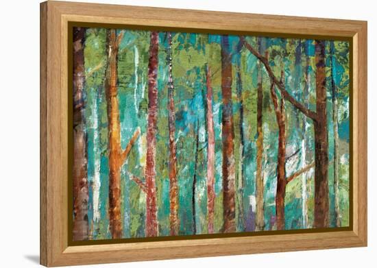 Woodland-Caroline Gold-Framed Stretched Canvas