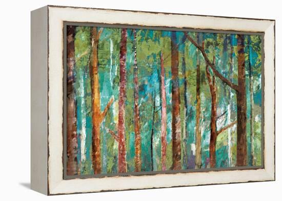Woodland-Caroline Gold-Framed Stretched Canvas