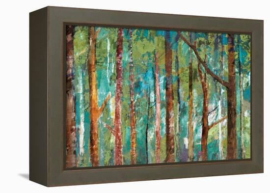 Woodland-Caroline Gold-Framed Stretched Canvas