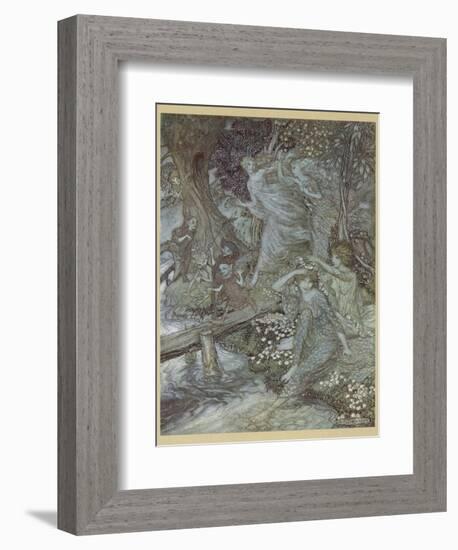 Woodnymphs-Arthur Rackham-Framed Photographic Print