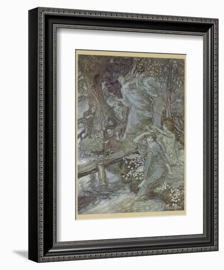 Woodnymphs-Arthur Rackham-Framed Photographic Print