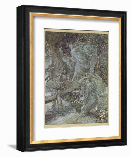 Woodnymphs-Arthur Rackham-Framed Photographic Print