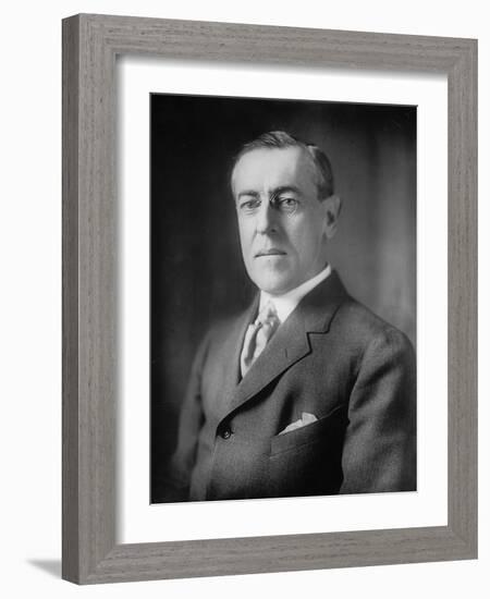 Woodrow Wilson, 1913-20-Harris & Ewing-Framed Photographic Print