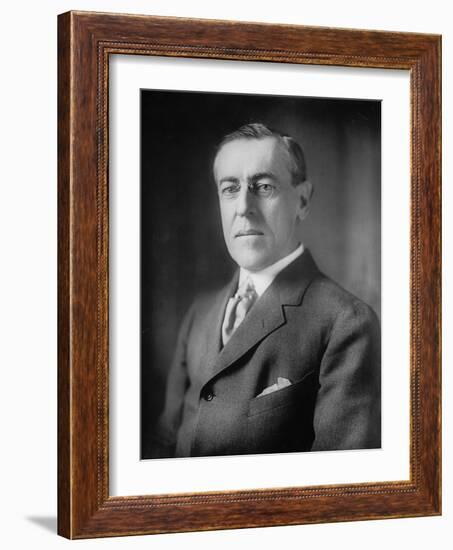 Woodrow Wilson, 1913-20-Harris & Ewing-Framed Photographic Print