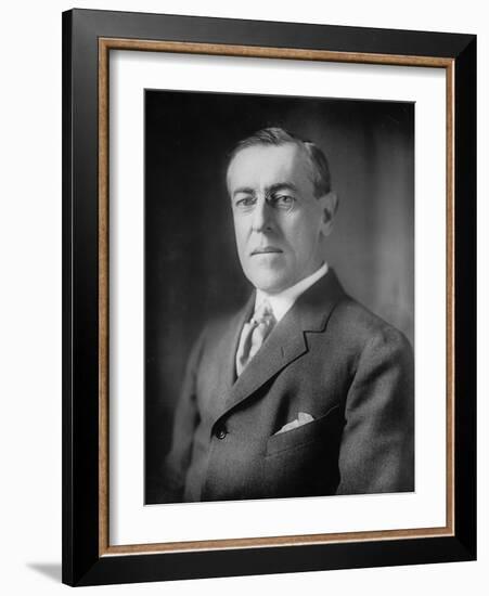 Woodrow Wilson, 1913-20-Harris & Ewing-Framed Photographic Print