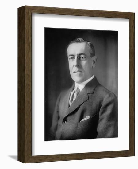 Woodrow Wilson, 1913-20-Harris & Ewing-Framed Premium Photographic Print