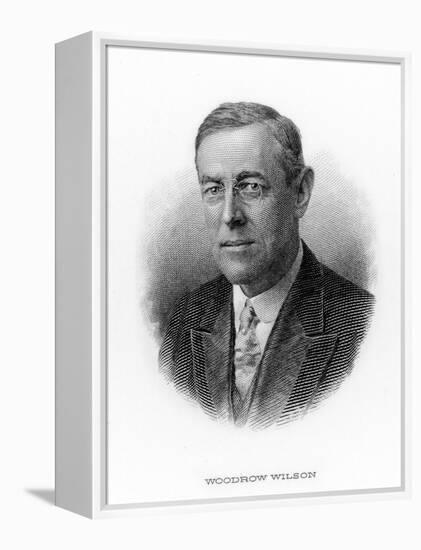 Woodrow Wilson 28th Us President-null-Framed Stretched Canvas