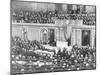 Woodrow Wilson Addressing Congress-null-Mounted Giclee Print
