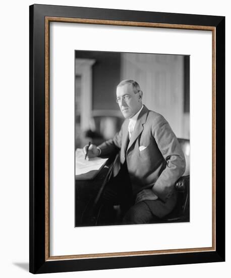 Woodrow Wilson, c.1913-Harris & Ewing-Framed Photographic Print