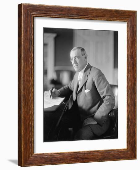 Woodrow Wilson, c.1913-Harris & Ewing-Framed Photographic Print