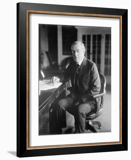 Woodrow Wilson, c.1918-American Photographer-Framed Photographic Print