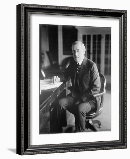 Woodrow Wilson, c.1918-American Photographer-Framed Photographic Print