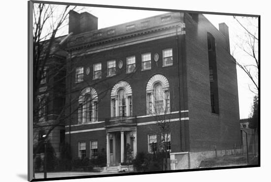 Woodrow Wilson House, c.1921-American Photographer-Mounted Photographic Print