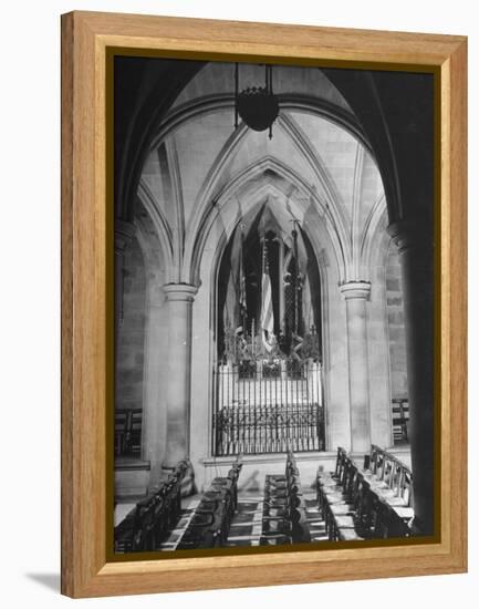 Woodrow Wilson's Tomb in the National Cathedral-Myron Davis-Framed Premier Image Canvas