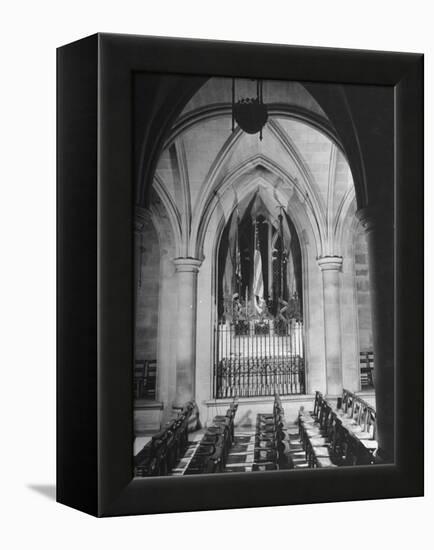 Woodrow Wilson's Tomb in the National Cathedral-Myron Davis-Framed Premier Image Canvas