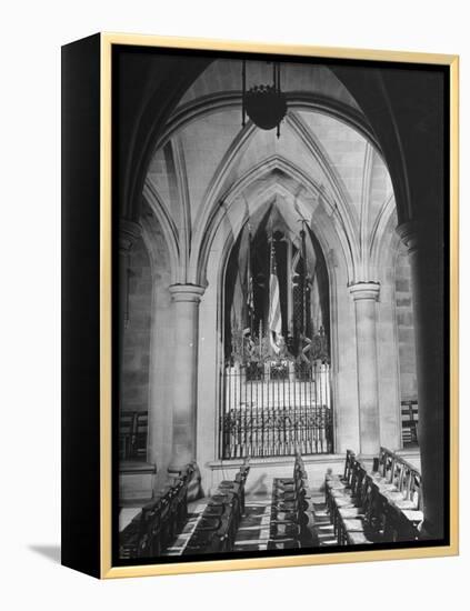 Woodrow Wilson's Tomb in the National Cathedral-Myron Davis-Framed Premier Image Canvas