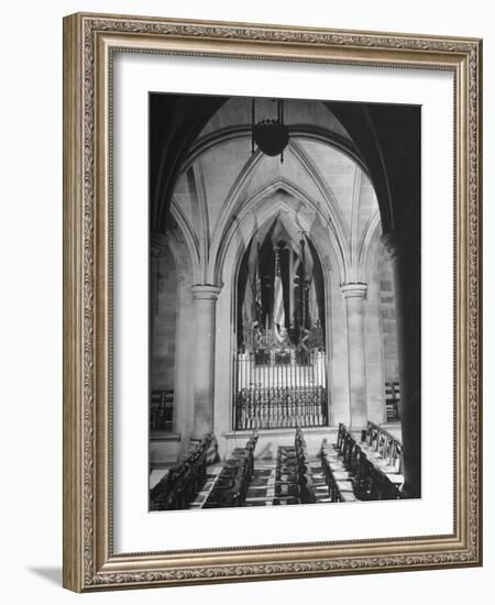 Woodrow Wilson's Tomb in the National Cathedral-Myron Davis-Framed Photographic Print