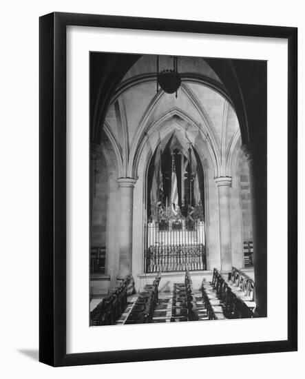 Woodrow Wilson's Tomb in the National Cathedral-Myron Davis-Framed Photographic Print