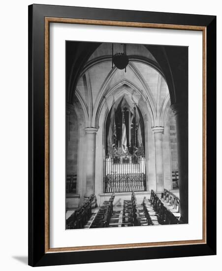 Woodrow Wilson's Tomb in the National Cathedral-Myron Davis-Framed Photographic Print