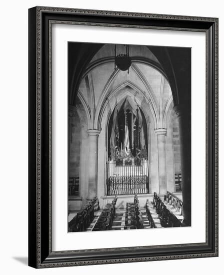 Woodrow Wilson's Tomb in the National Cathedral-Myron Davis-Framed Photographic Print