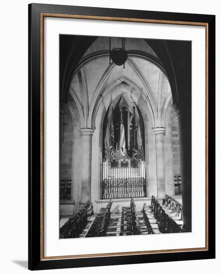 Woodrow Wilson's Tomb in the National Cathedral-Myron Davis-Framed Photographic Print