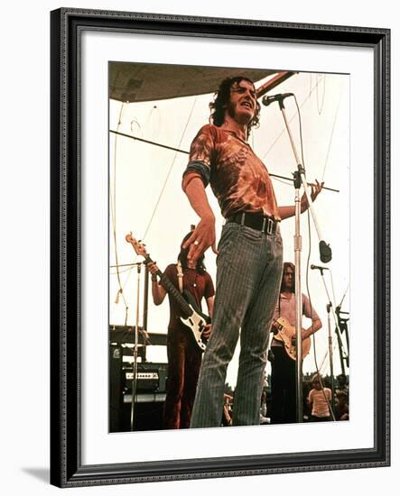 Woodstock, Joe Cocker, 1970-null-Framed Photo