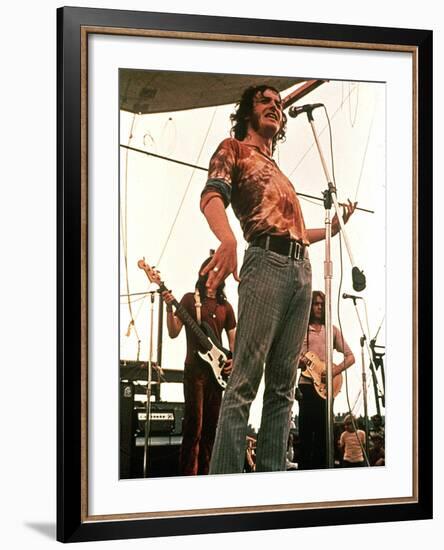 Woodstock, Joe Cocker, 1970-null-Framed Photo