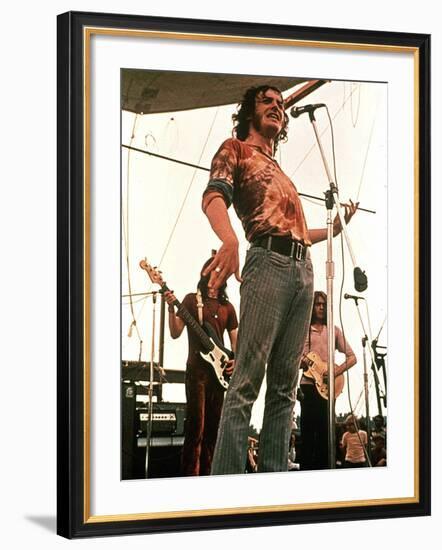 Woodstock, Joe Cocker, 1970-null-Framed Photo