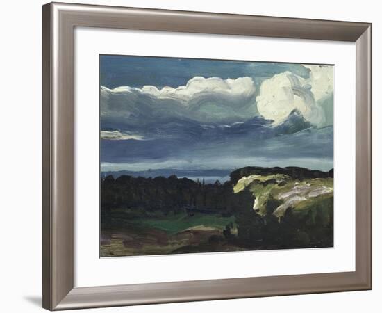 Woodstock Landscape-George Wesley Bellows-Framed Giclee Print