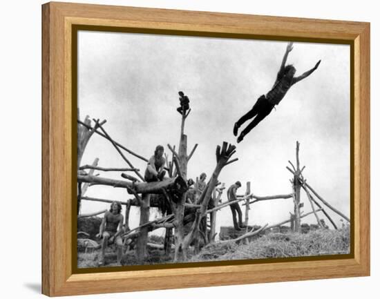 Woodstock, New York, c.1969-null-Framed Premier Image Canvas