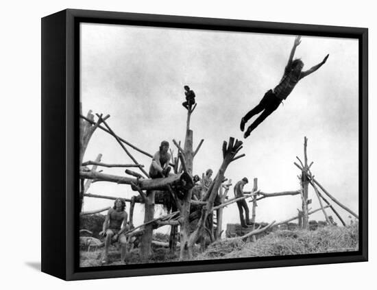 Woodstock, New York, c.1969-null-Framed Premier Image Canvas