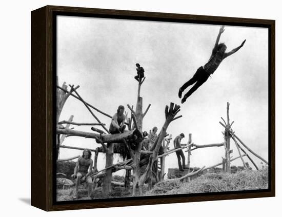 Woodstock, New York, c.1969-null-Framed Premier Image Canvas