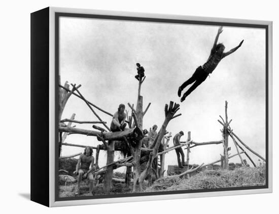 Woodstock, New York, c.1969-null-Framed Premier Image Canvas