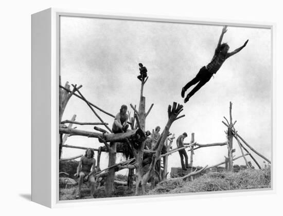 Woodstock, New York, c.1969-null-Framed Premier Image Canvas