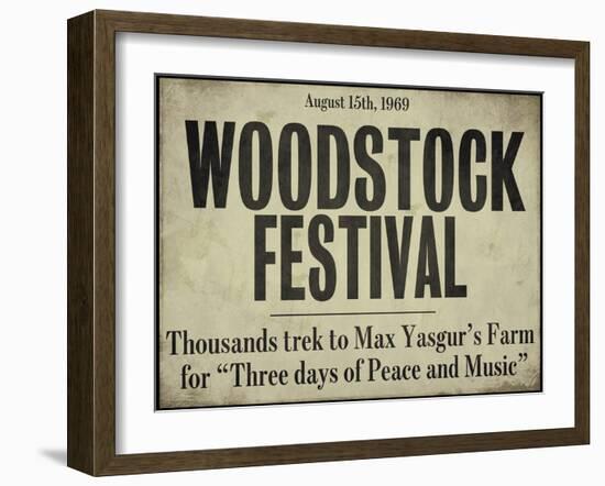 Woodstock-null-Framed Giclee Print