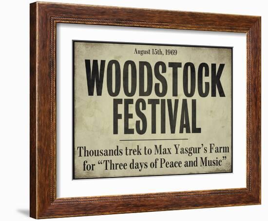 Woodstock-null-Framed Giclee Print