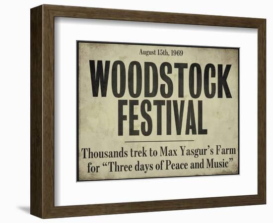 Woodstock-null-Framed Giclee Print