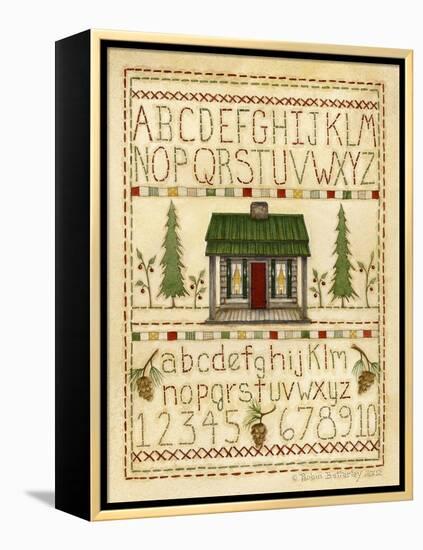 Woodsy Sampler-Robin Betterley-Framed Premier Image Canvas