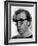 WOODY ALLEN, 1979- 1980 (b/w photo)-null-Framed Photo