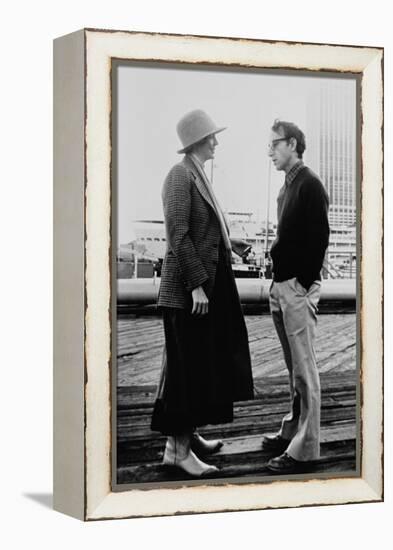 Woody Allen, Diane Keaton, Annie Hall, 1977-null-Framed Premier Image Canvas