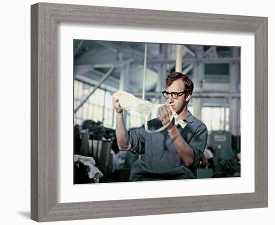 Woody Allen Take the Money and Run 1969 Directed by Woody Allen-null-Framed Photo