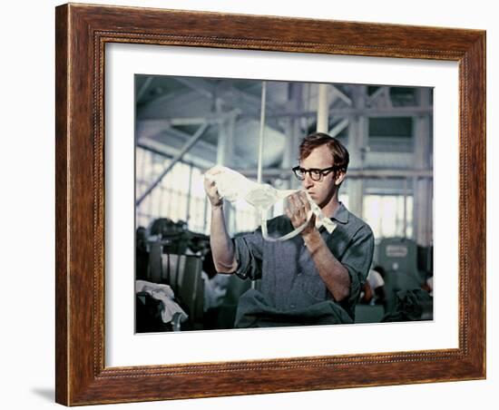 Woody Allen Take the Money and Run 1969 Directed by Woody Allen-null-Framed Photo