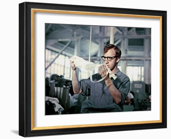 Woody Allen Take the Money and Run 1969 Directed by Woody Allen-null-Framed Photo